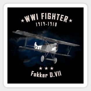 Fokker WWI Fighter aircraft Sticker